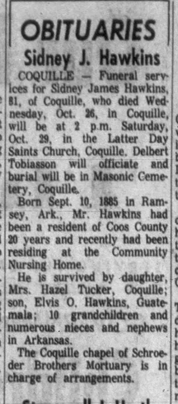 Clipping from The World